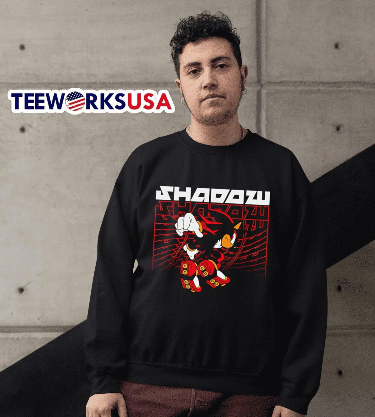 Cospa Sonic The Hedgehog Shadow - Adult & Kids T-Shirts, Sweatshirts & Hoodies apparel design preview 3