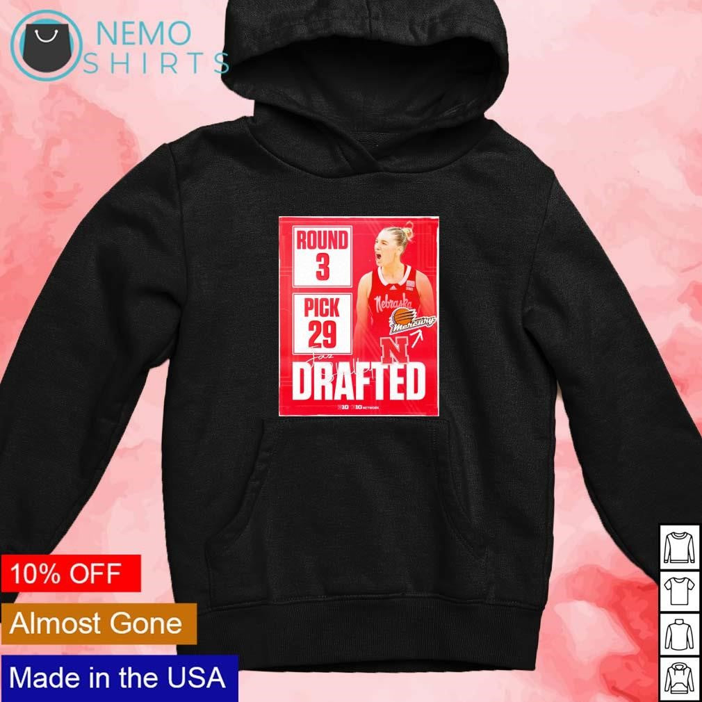Jaz Shelley round 3 pick 29 Phoenix Mercury drafted - Adult & Kids T-Shirts, Sweatshirts & Hoodies apparel design preview 4