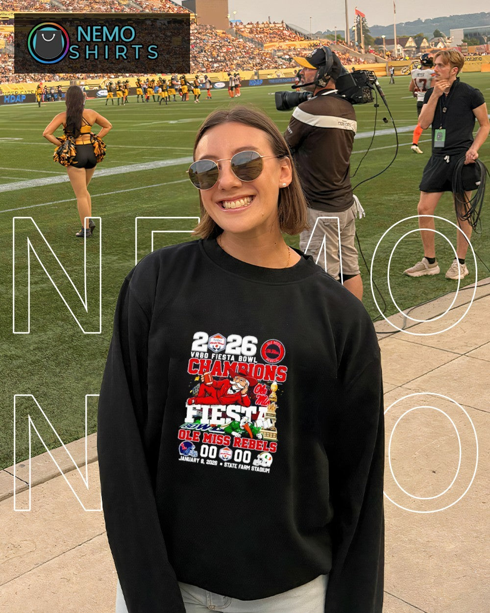 Ole Miss Rebels 2026 Vrbo Fiesta Bowl champions - Adult & Kids T-Shirts, Sweatshirts & Hoodies apparel design preview 4