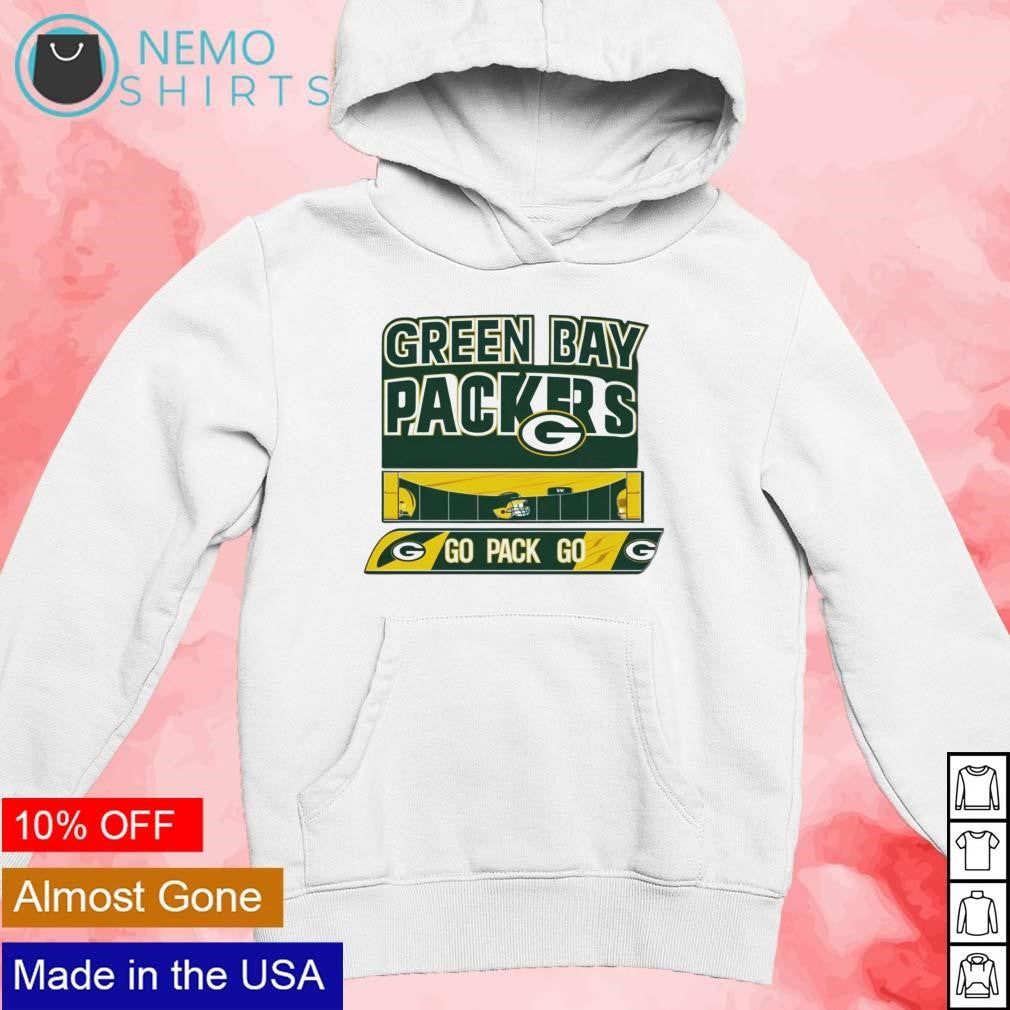 Green Bay Packers go pack - Adult & Kids T-Shirts, Sweatshirts & Hoodies apparel design preview 2