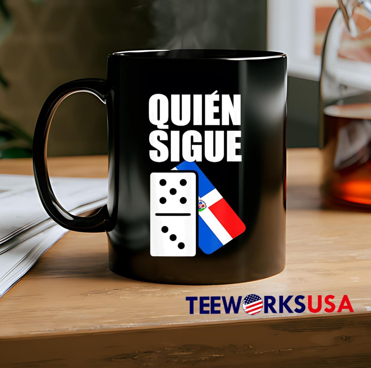 Quien Sigue Camiseta Dominicana - Adult & Kids T-Shirts, Sweatshirts & Hoodies apparel design preview 2
