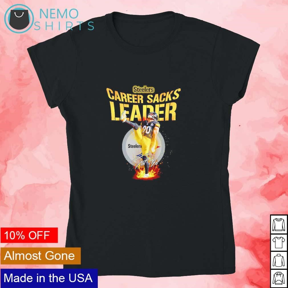 Steelers Career Sacks leader signature - Adult & Kids T-Shirts, Sweatshirts & Hoodies apparel design preview 4