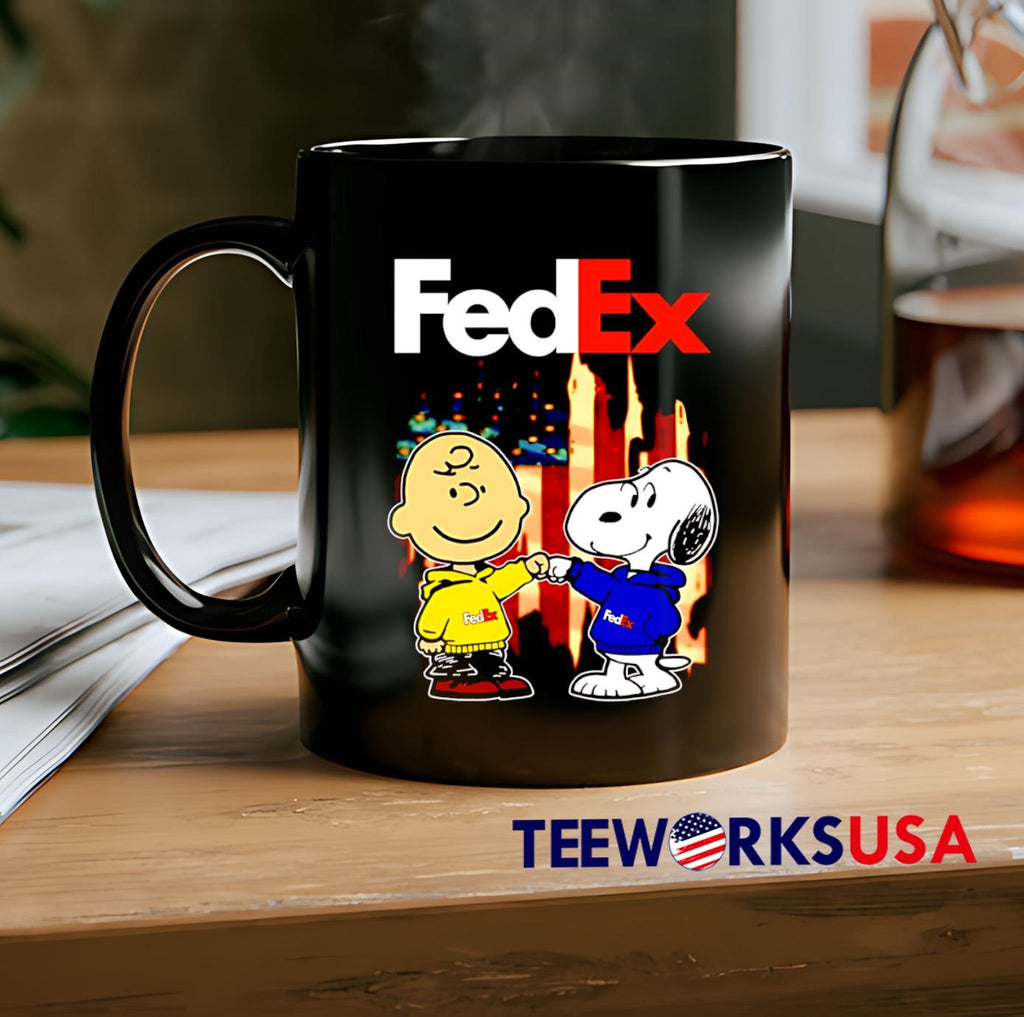FEDEX Charlie Brown and Snoopy - Adult & Kids T-Shirts, Sweatshirts & Hoodies apparel design preview 2