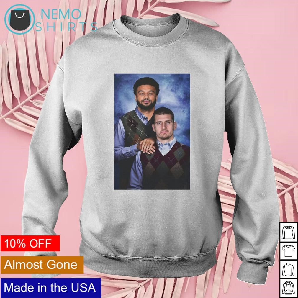 Denver Nuggets Nikola Jokic and Jamal Murray brother - Adult & Kids T-Shirts, Sweatshirts & Hoodies apparel design preview 3