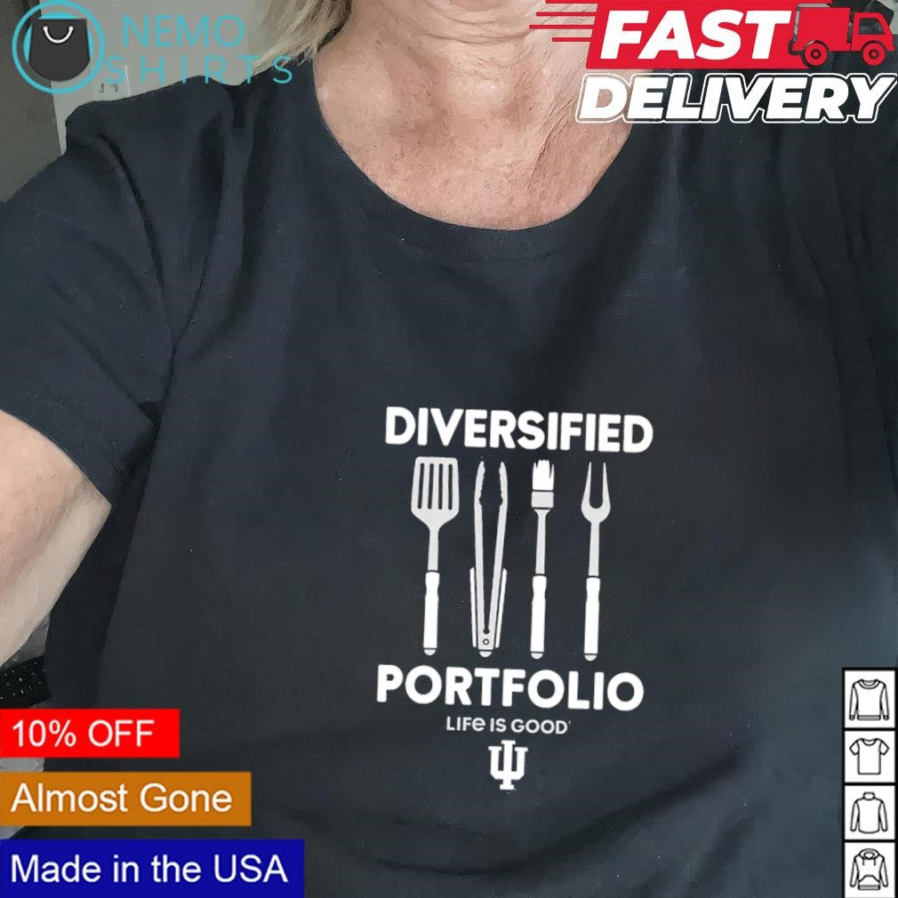 Indiana Hoosiers diversified portfolio life is good - Adult & Kids T-Shirts, Sweatshirts & Hoodies apparel design preview 2