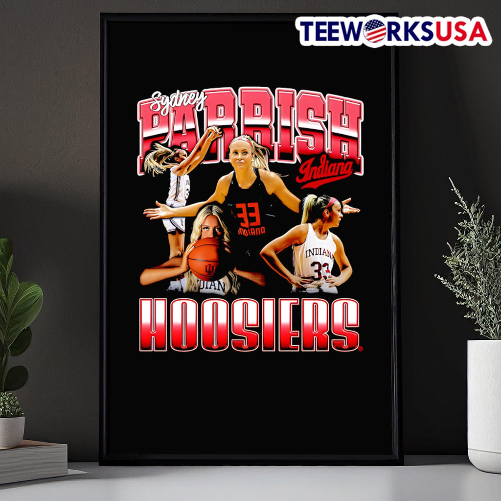 Sydney Parrish Indiana Hoosiers 90s retro - Adult & Kids T-Shirts, Sweatshirts & Hoodies apparel design preview 5