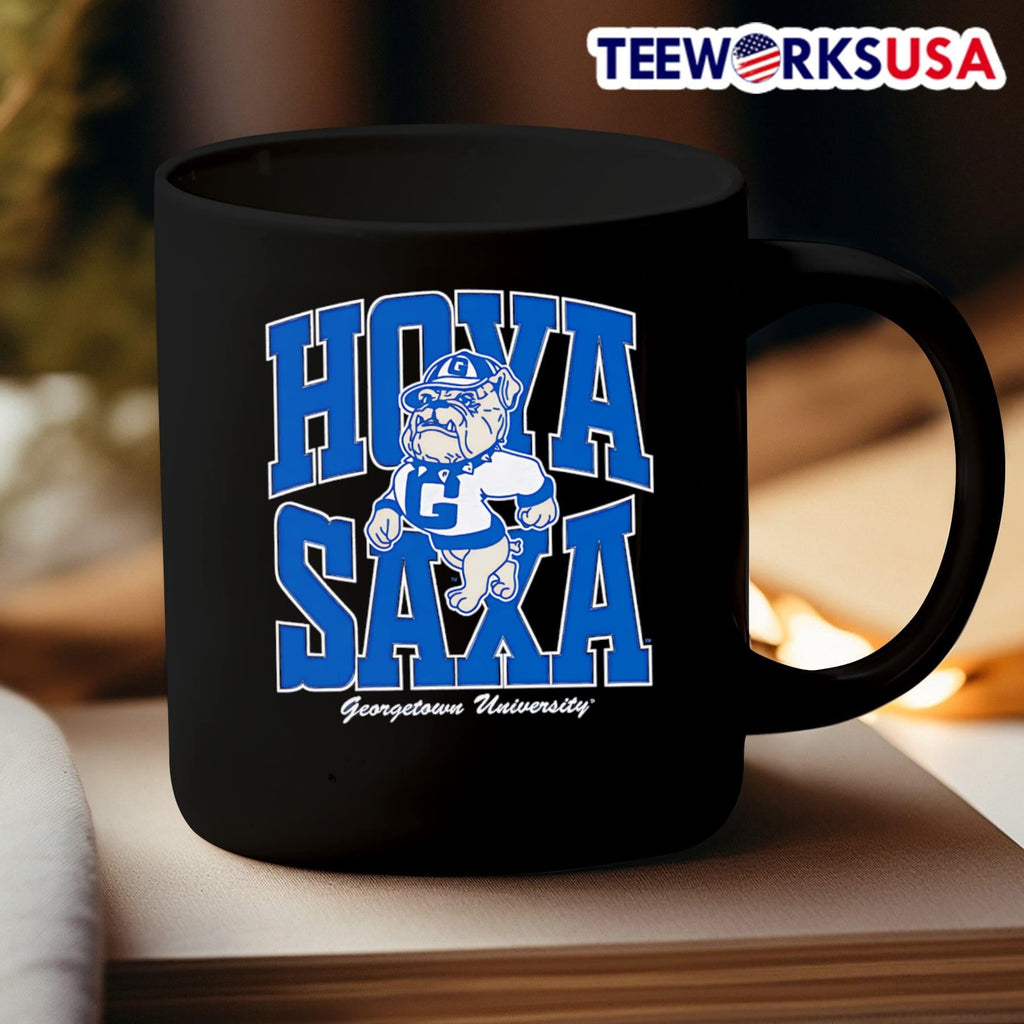 Georgetown Hoyas Hoya Saxa retro - Adult & Kids T-Shirts, Sweatshirts & Hoodies apparel design preview 3