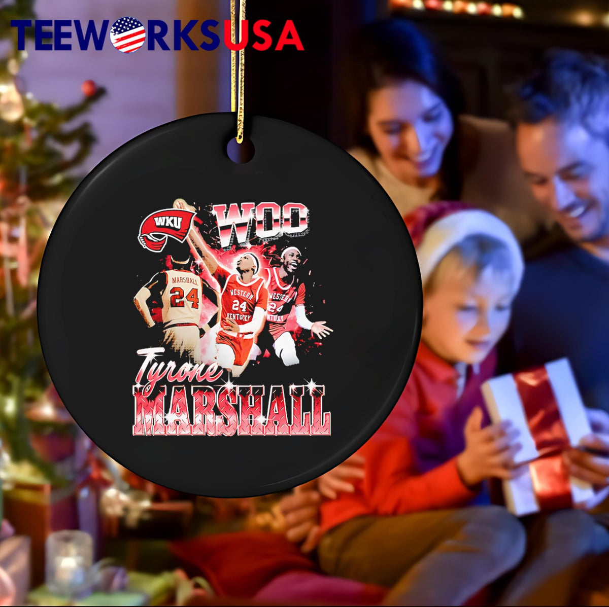 Tyrone Marshall 90s Woo WKU - Adult & Kids T-Shirts, Sweatshirts & Hoodies apparel design preview 4