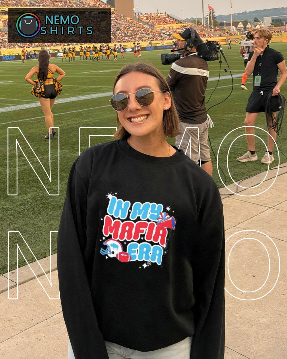 In my mafia era Buffalo Bills football - Adult & Kids T-Shirts, Sweatshirts & Hoodies apparel design preview 6