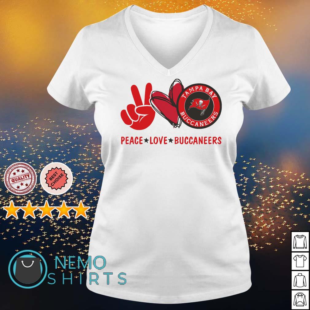 Peace love Buccaneers - Adult & Kids T-Shirts, Sweatshirts & Hoodies apparel design preview 5