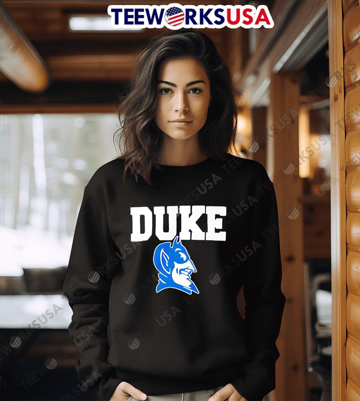 Duke Blue Devils Baseball Team logo - Adult & Kids T-Shirts, Sweatshirts & Hoodies apparel design preview 3