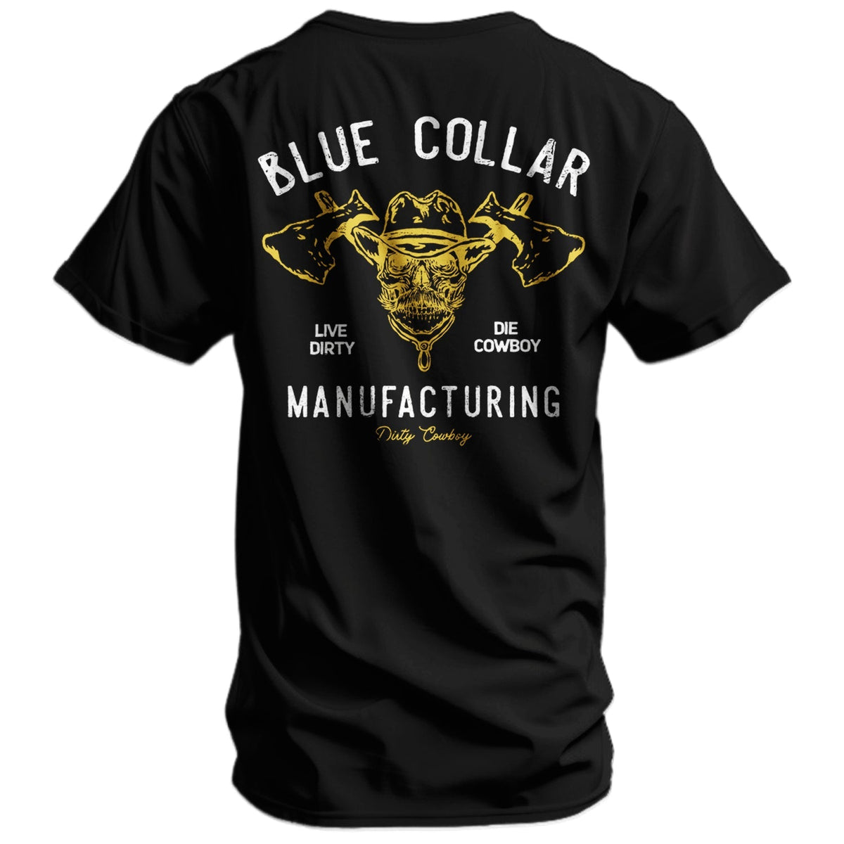 Blue Collar Hatchet Men's - Adult & Kids T-Shirts, Sweatshirts & Hoodies apparel design preview 3
