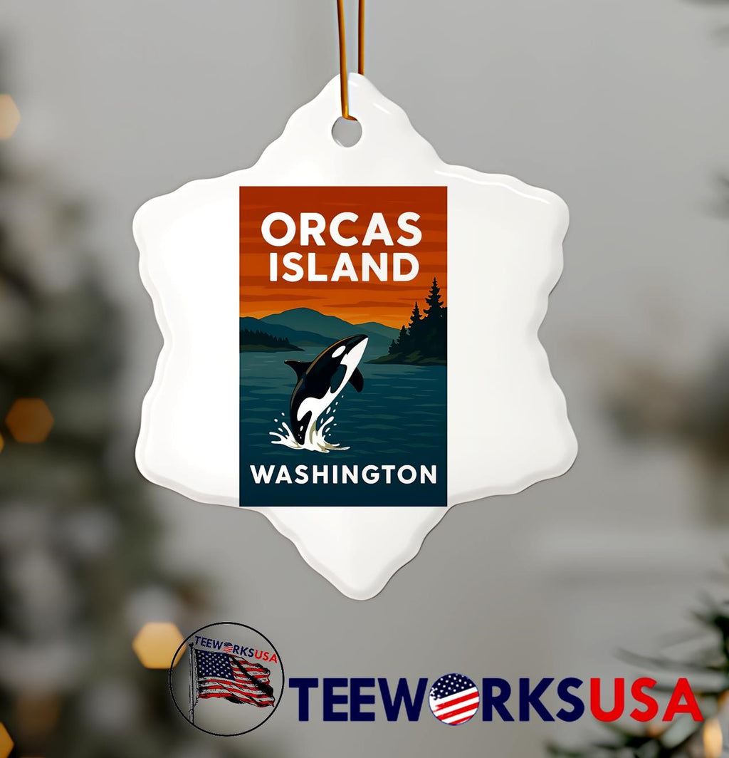 Orcas Island Washington sunset - Adult & Kids T-Shirts, Sweatshirts & Hoodies apparel design preview 7