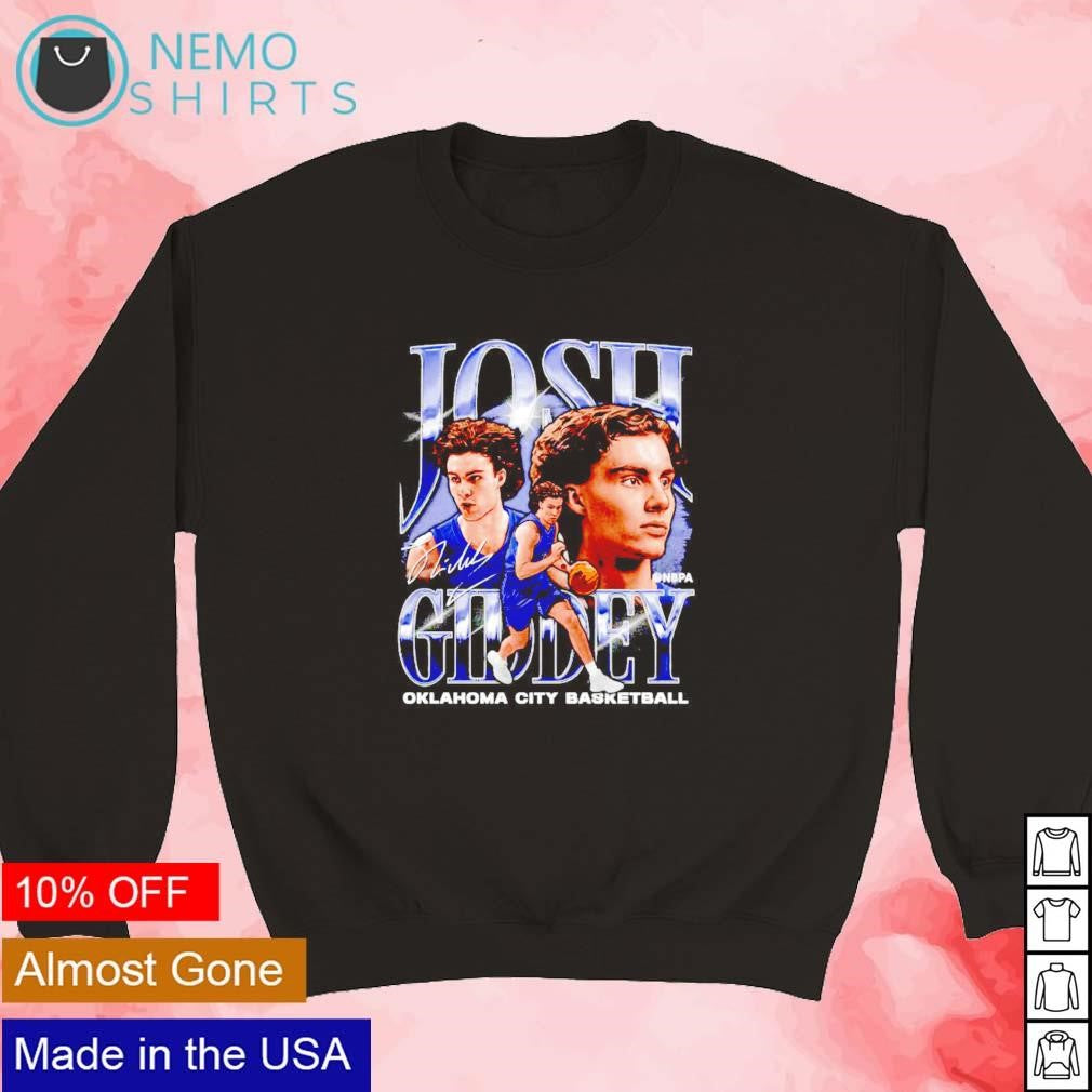 Josh Giddey Oklahoma City basketball vintage - Adult & Kids T-Shirts, Sweatshirts & Hoodies apparel design preview 3