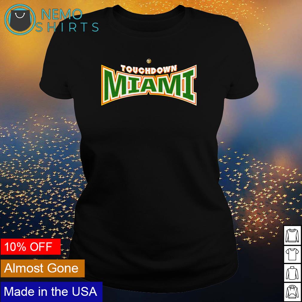 Miami Hurricanes touchdown ring creator - Adult & Kids T-Shirts, Sweatshirts & Hoodies apparel design preview 3