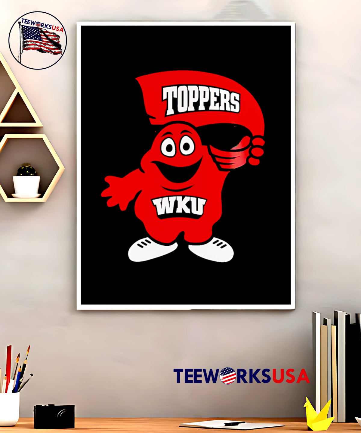 Western Kentucky Hilltoppers Big Red Mascot Limited - Adult & Kids T-Shirts, Sweatshirts & Hoodies apparel design preview 5