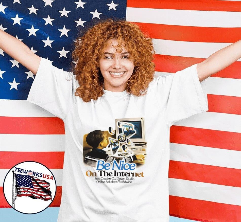 Be nice on the internet - Adult & Kids T-Shirts, Sweatshirts & Hoodies apparel design preview 7