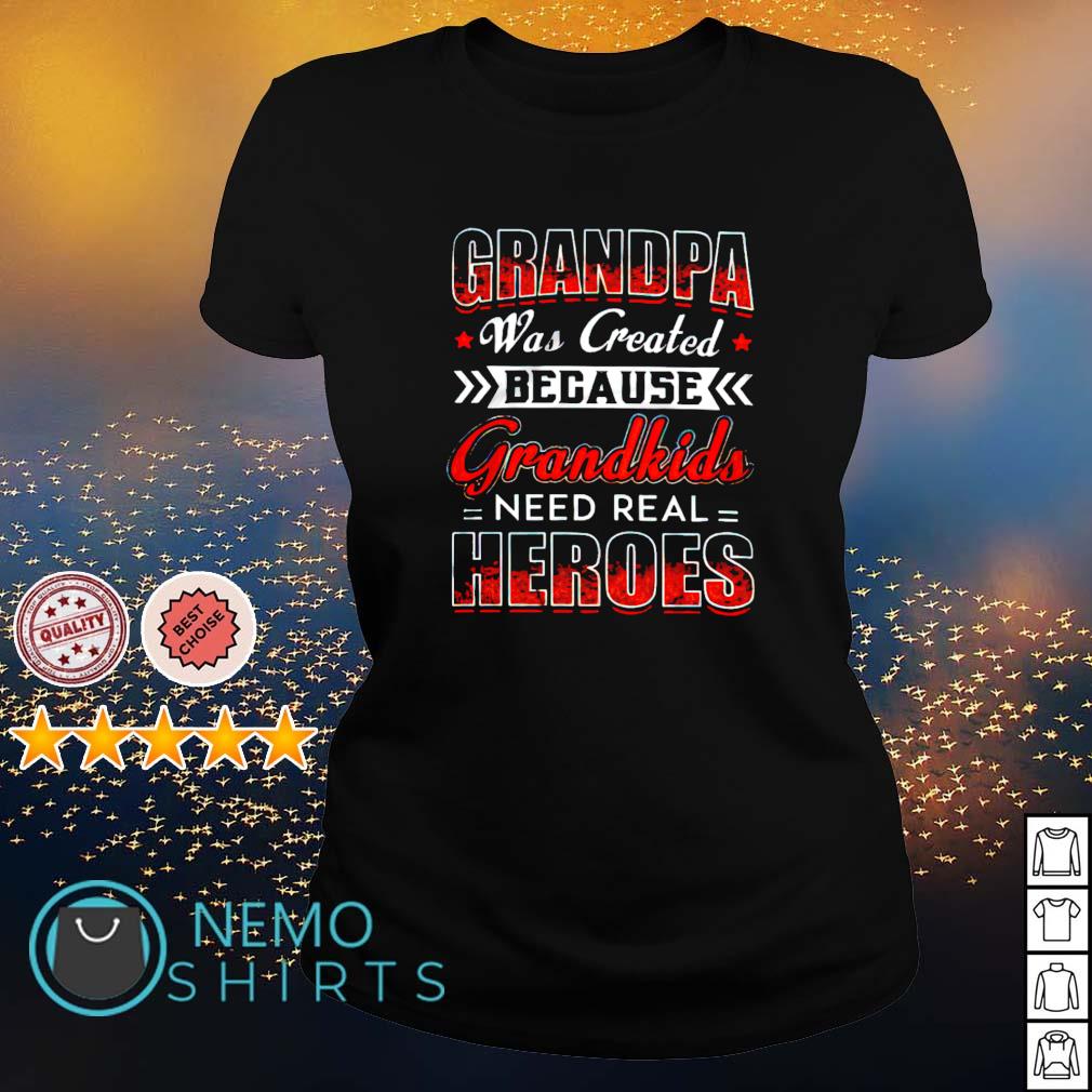 Grandpa was created because Grandkids need real - Adult & Kids T-Shirts, Sweatshirts & Hoodies apparel design preview 3
