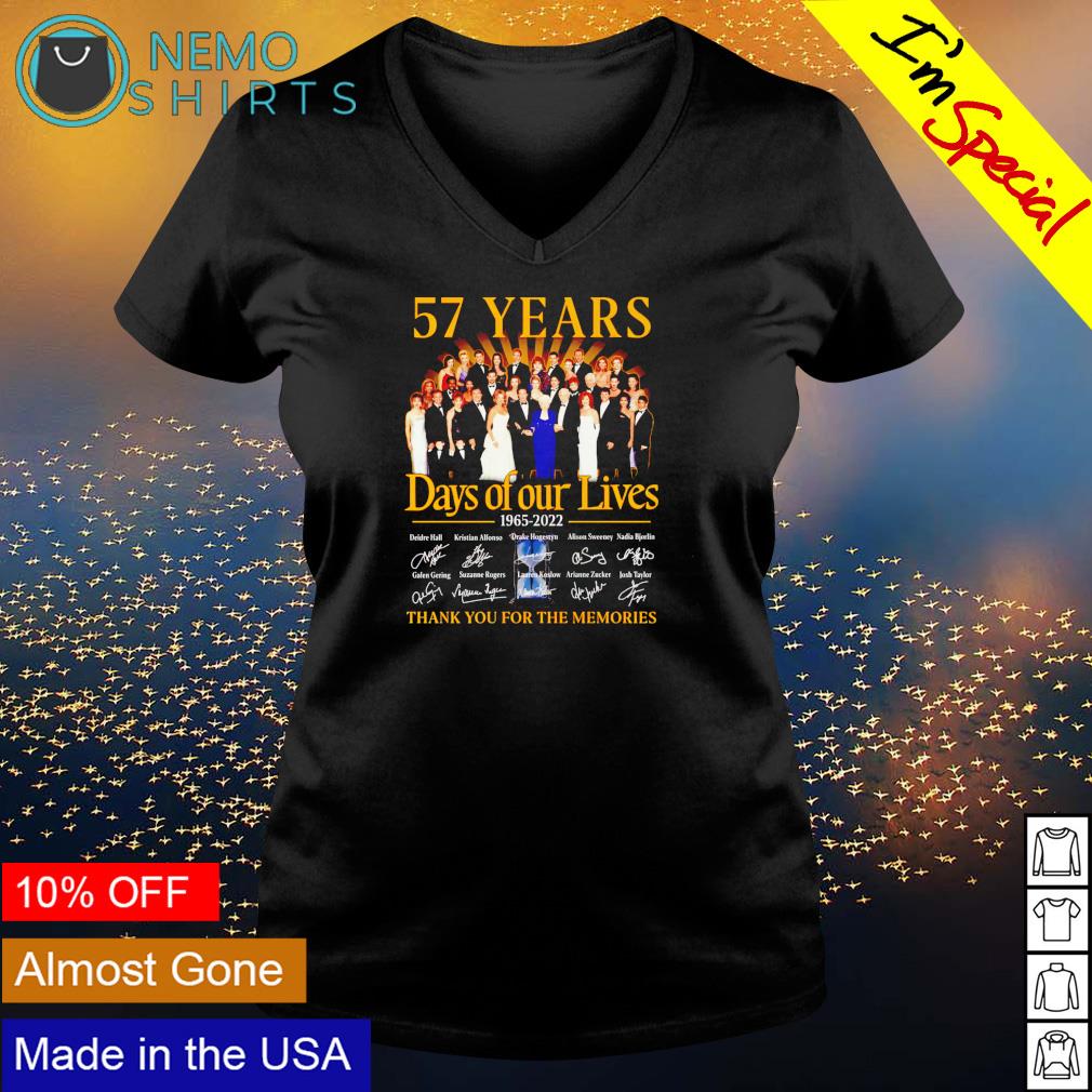 57 years Days of our Lives 1965 2022 thank you for - Adult & Kids T-Shirts, Sweatshirts & Hoodies apparel design preview 5