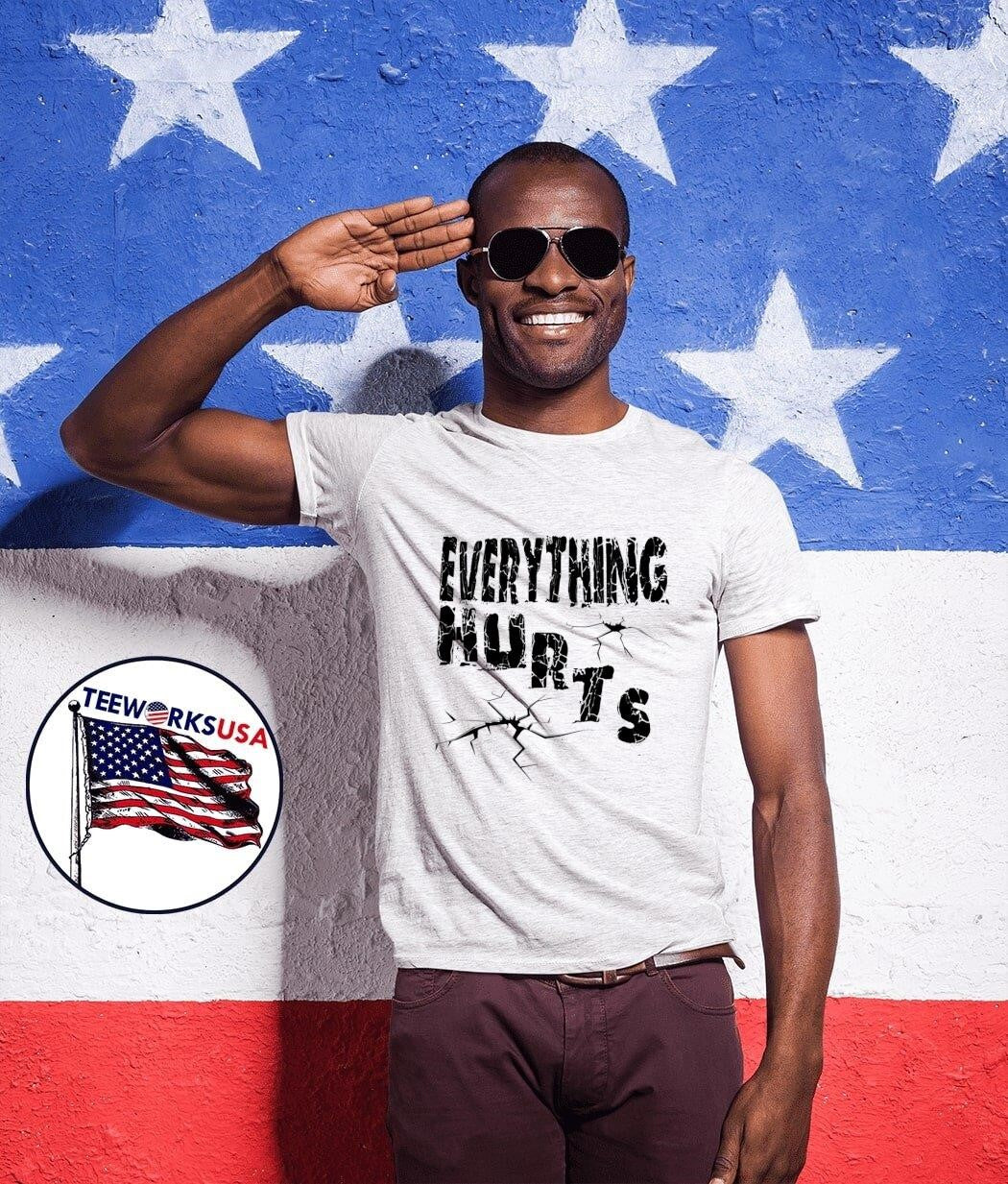 Everything Hurts fissure - Adult & Kids T-Shirts, Sweatshirts & Hoodies apparel design preview 1