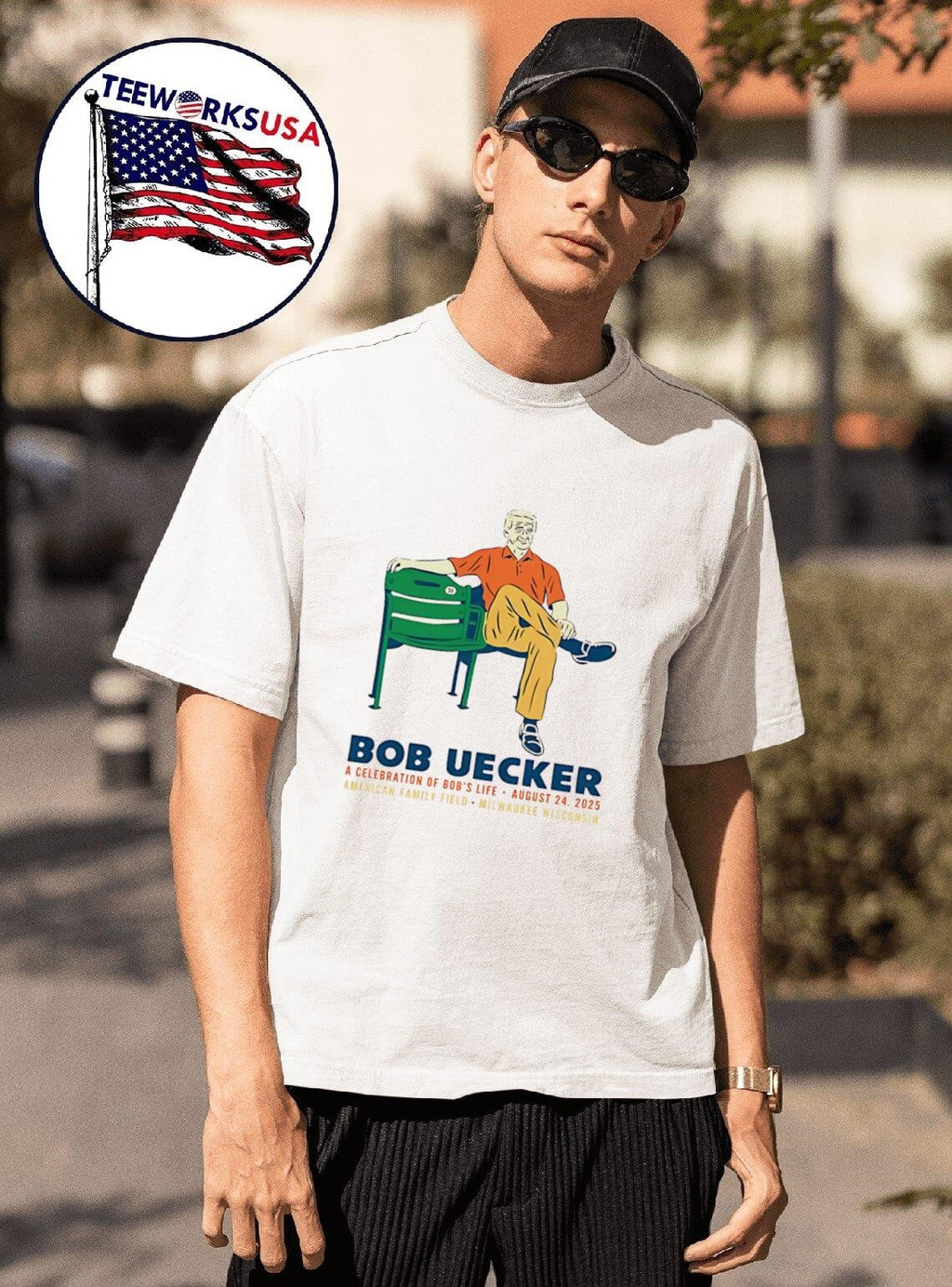 Bob Uecker A Celebration Of Bob's Life August 24 2025 - Adult & Kids T-Shirts, Sweatshirts & Hoodies apparel design preview 1