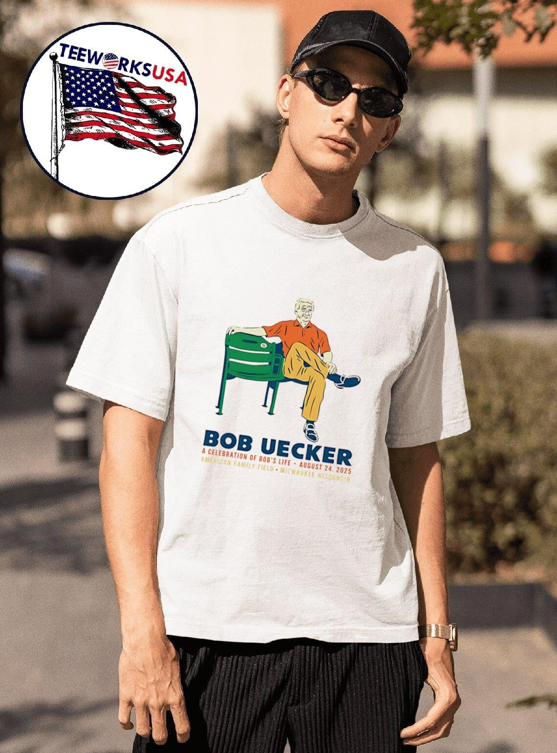 Bob Uecker A Celebration Of Bob's Life August 24 2025 - Adult & Kids T-Shirts, Sweatshirts & Hoodies apparel design preview 1