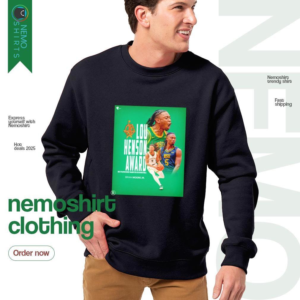 Lou henson award Brian Moore Jr Norfolk State - Adult & Kids T-Shirts, Sweatshirts & Hoodies apparel design preview 4