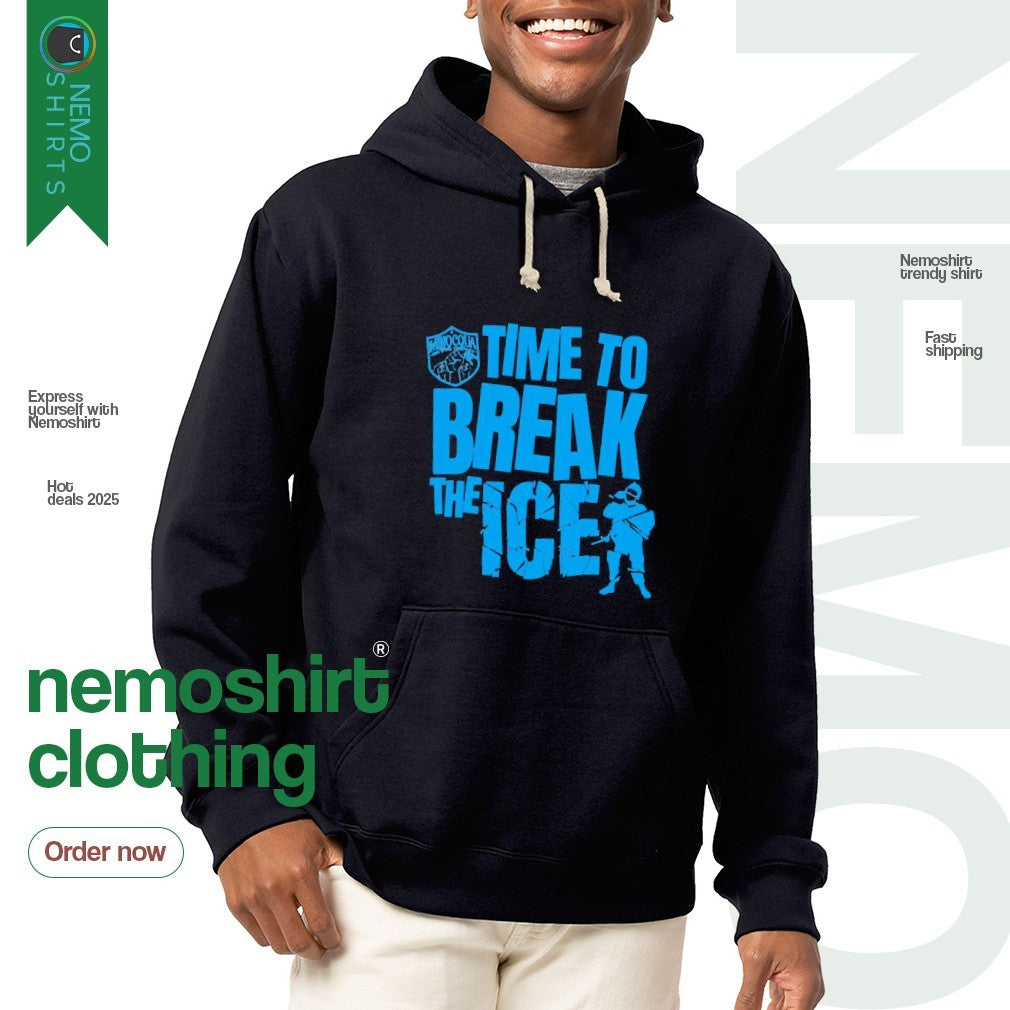 Time to break the ICE Minocqua brewing company - Adult & Kids T-Shirts, Sweatshirts & Hoodies apparel design preview 2