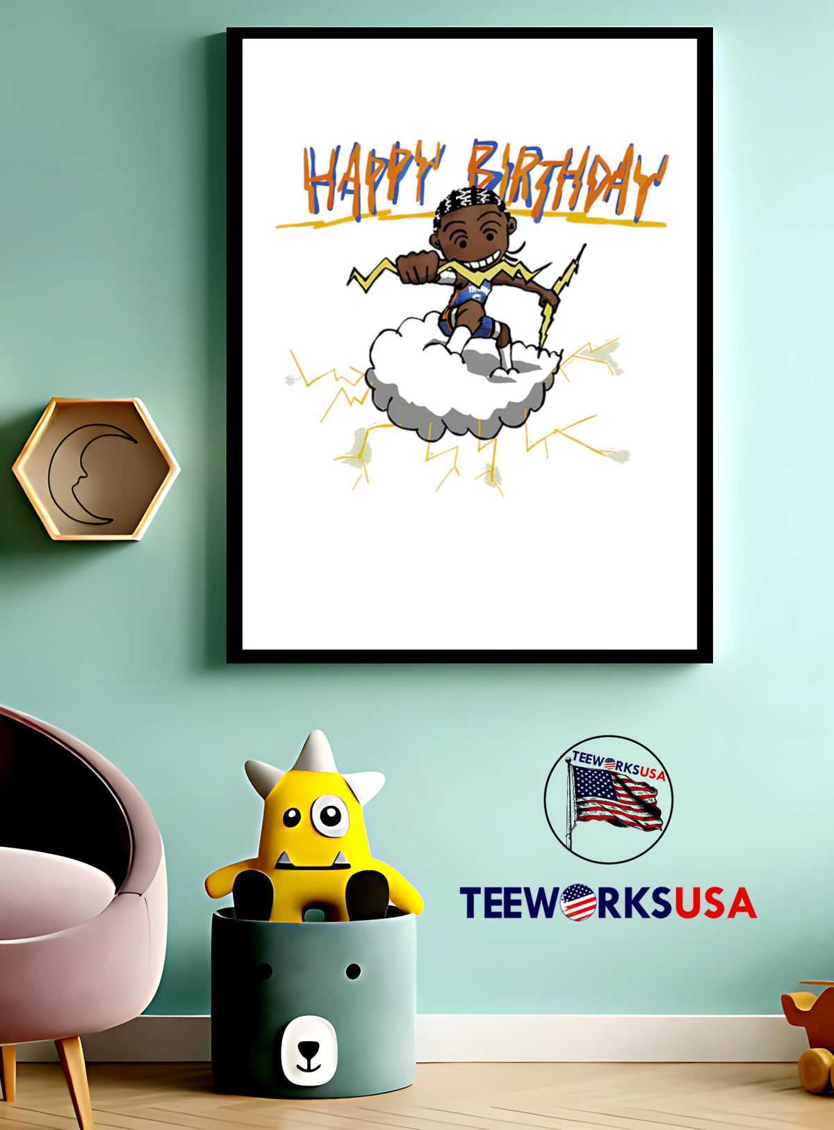 Jalen Williams Happy Birthday Oklahoma City Thunder - Adult & Kids T-Shirts, Sweatshirts & Hoodies apparel design preview 3