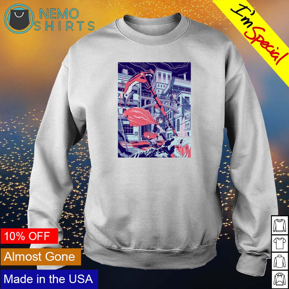 Ruby grimm street fight - Adult & Kids T-Shirts, Sweatshirts & Hoodies apparel design preview 4