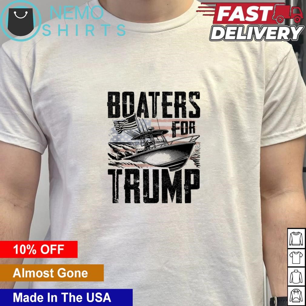 Boaters for Trump - Adult & Kids T-Shirts, Sweatshirts & Hoodies apparel design preview 5