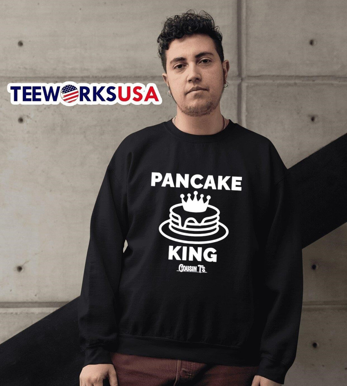 Terrence K. Williams Pancake King - Adult & Kids T-Shirts, Sweatshirts & Hoodies apparel design preview 6