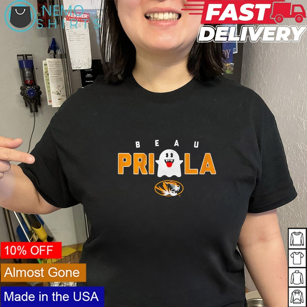 Beau Pribula boo Missouri Tigers - Adult & Kids T-Shirts, Sweatshirts & Hoodies apparel design preview 3