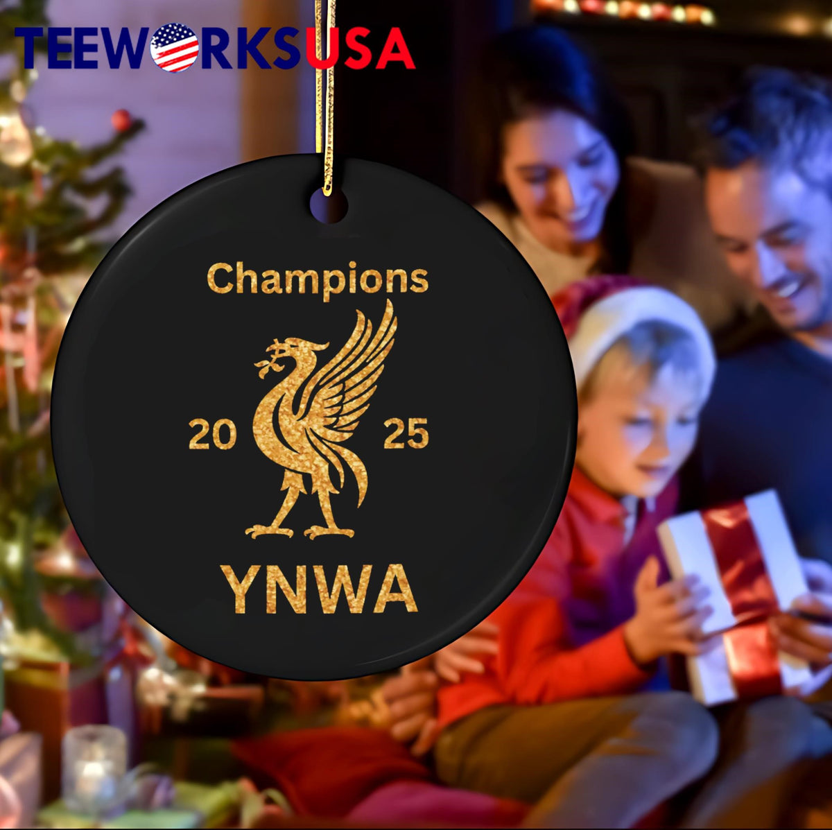 Liverpool Champions 2025 YNWA retro - Adult & Kids T-Shirts, Sweatshirts & Hoodies apparel design preview 4
