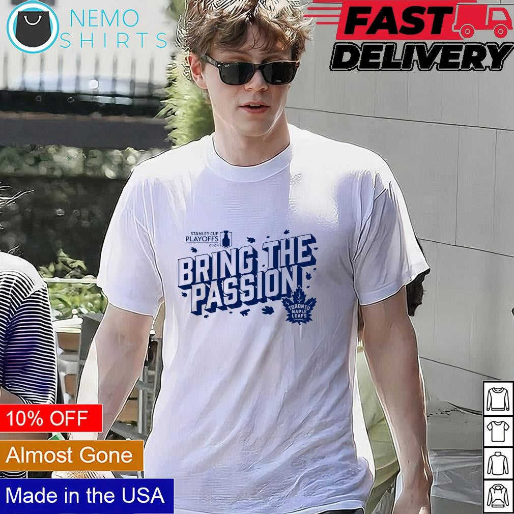 Toronto Maple Leafs 2024 playoffs bring the passion - Adult & Kids T-Shirts, Sweatshirts & Hoodies apparel design preview 4