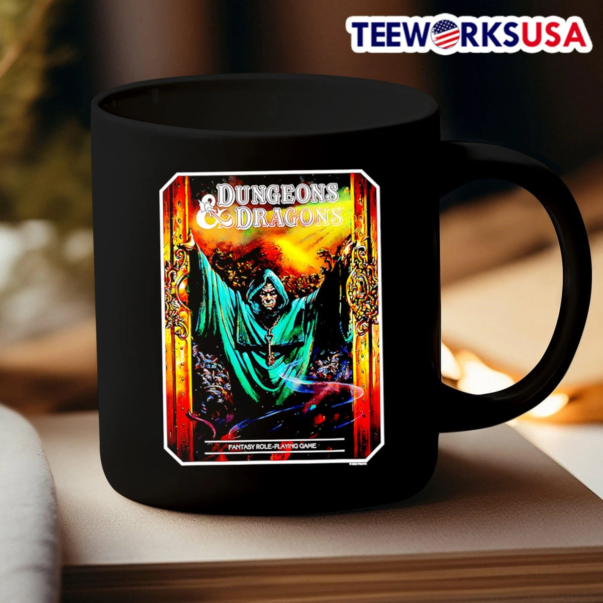 Dungeons And Dragons Fantasy Role-Playing Game Wizard - Adult & Kids T-Shirts, Sweatshirts & Hoodies apparel design preview 3