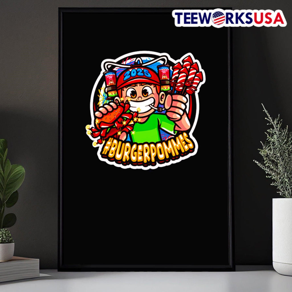 Burgerpommes 2025 - Adult & Kids T-Shirts, Sweatshirts & Hoodies apparel design preview 5