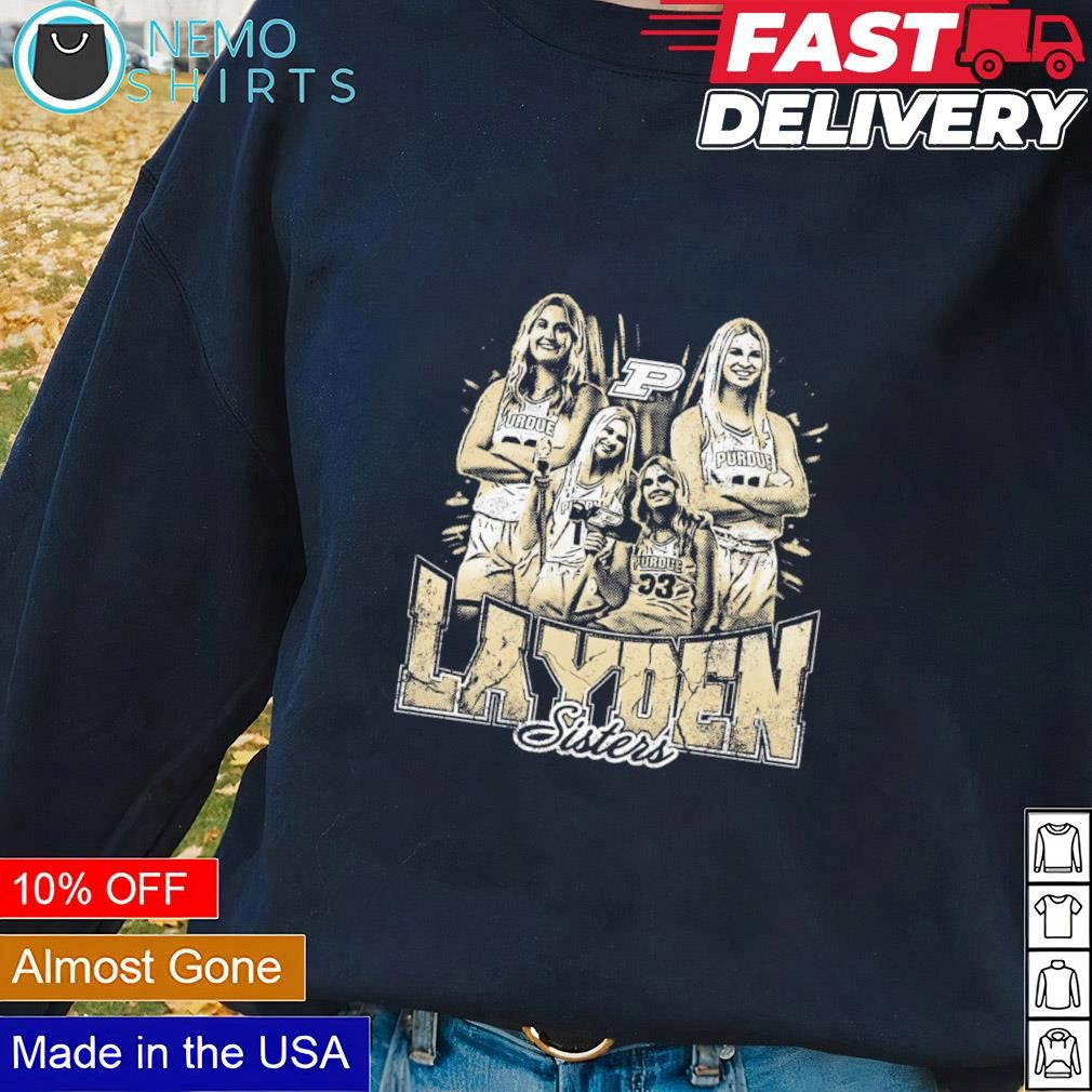 Purdue Layden Sisters - Adult & Kids T-Shirts, Sweatshirts & Hoodies apparel design preview 2