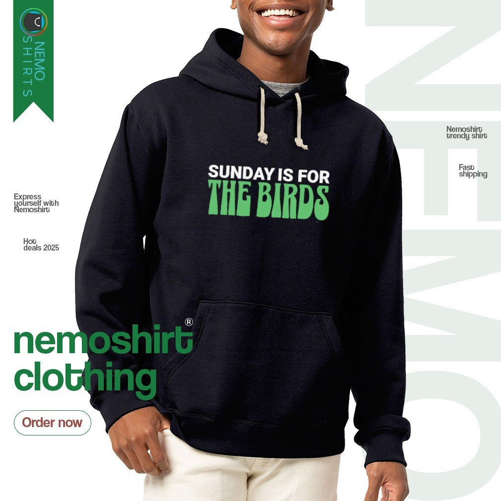 Sunday is for the birds Philadelphia Eagles - Adult & Kids T-Shirts, Sweatshirts & Hoodies apparel design preview 2