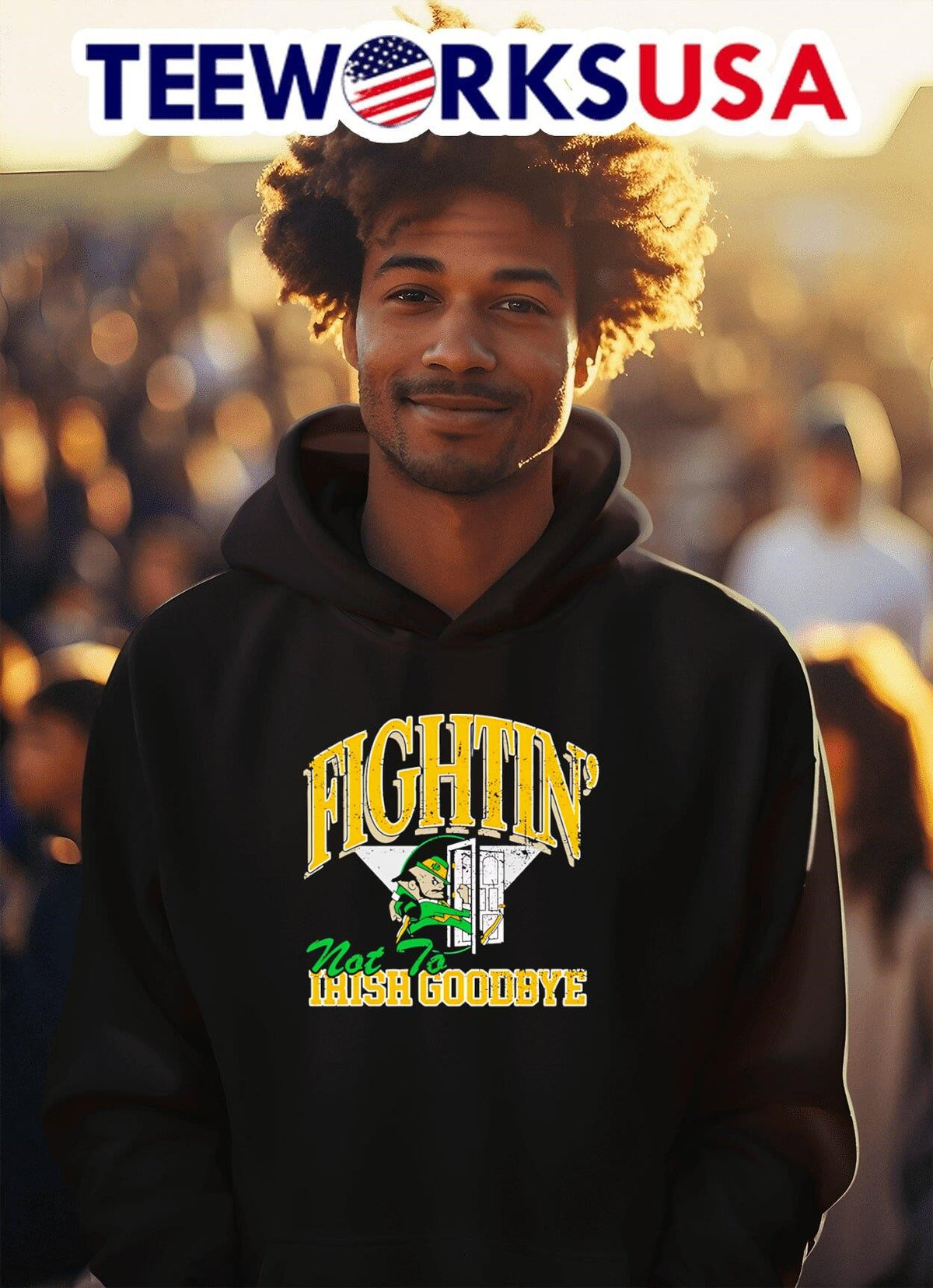 Fightin' Not To Irish Goodbyes - Adult & Kids T-Shirts, Sweatshirts & Hoodies apparel design preview 2