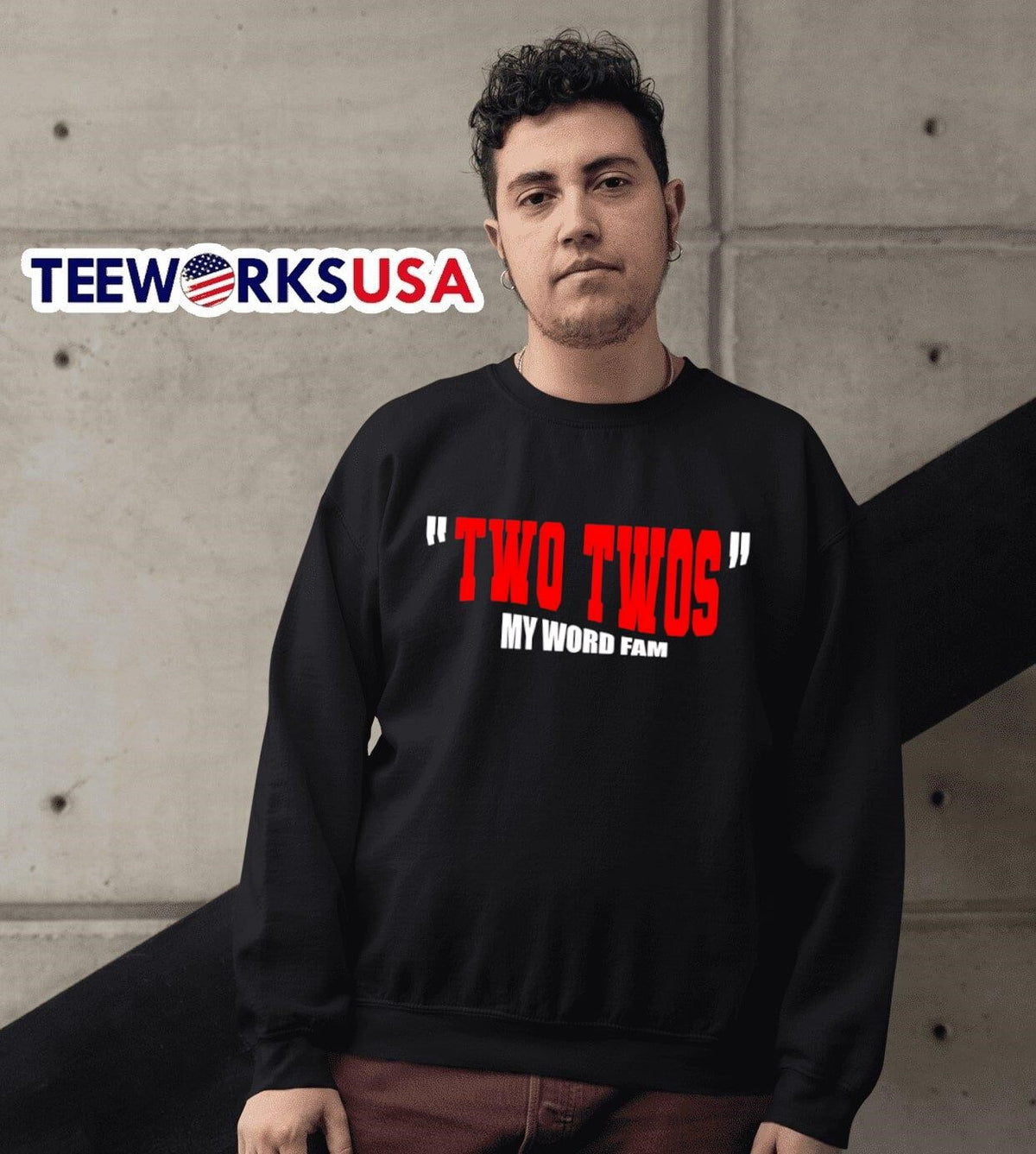 Two Twos My Word Fam 2025 - Adult & Kids T-Shirts, Sweatshirts & Hoodies apparel design preview 6