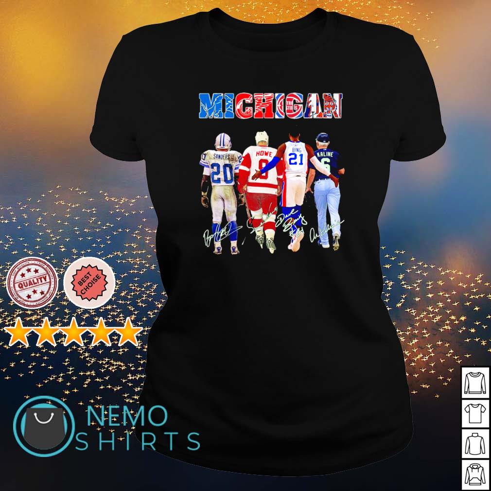 Michigan best players Sanders Howe Bing and Kaline - Adult & Kids T-Shirts, Sweatshirts & Hoodies apparel design preview 3