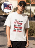 Retired Nurse Under New Management See Grandkids For - Adult & Kids T-Shirts, Sweatshirts & Hoodies apparel design preview 1