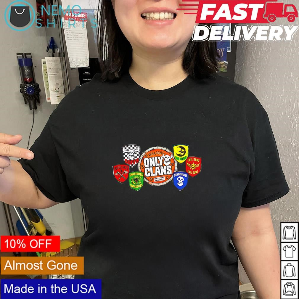 Warhammer 40k Ork Only Clans Waaagh Goffs Blood Axes - Adult & Kids T-Shirts, Sweatshirts & Hoodies apparel design preview 2