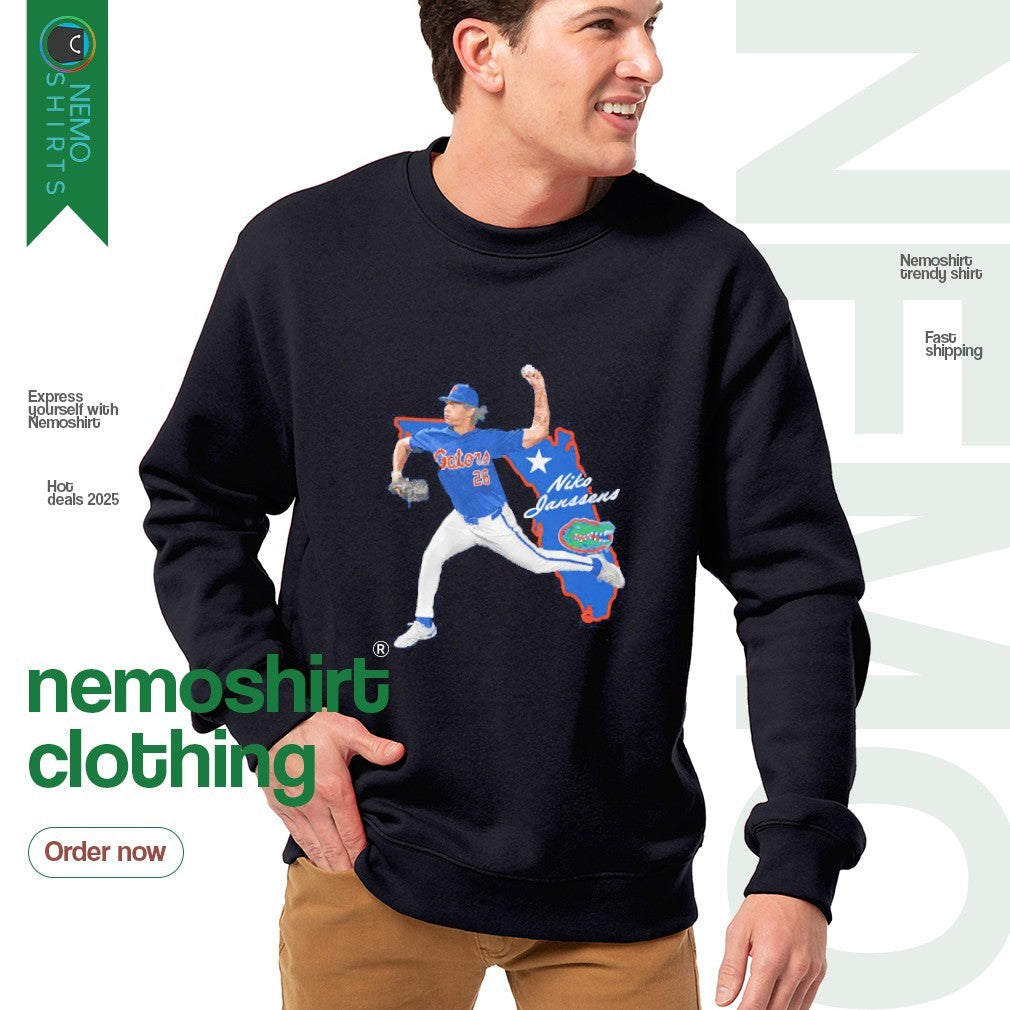 Niko Janssens Florida Gators vintage graphic - Adult & Kids T-Shirts, Sweatshirts & Hoodies apparel design preview 4