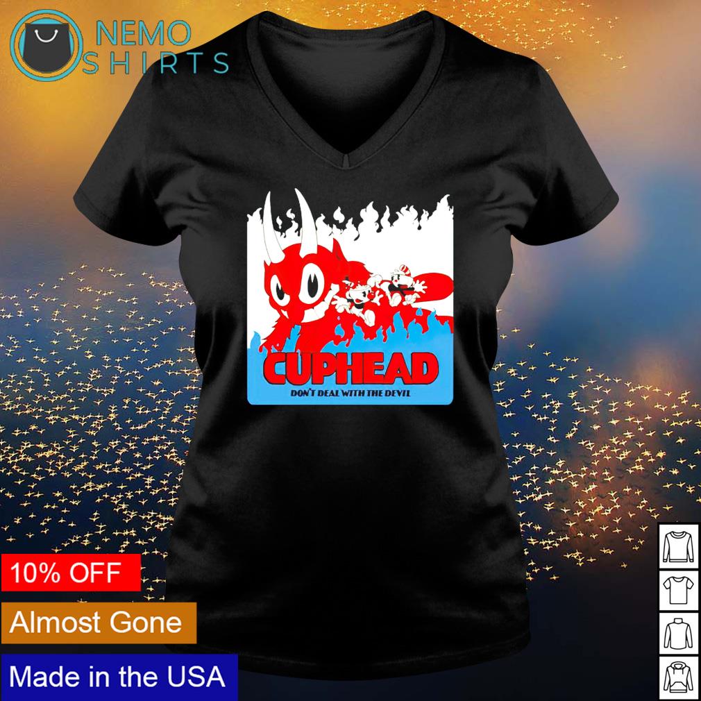 Cuphead don't deal with the devil - Adult & Kids T-Shirts, Sweatshirts & Hoodies apparel design preview 5