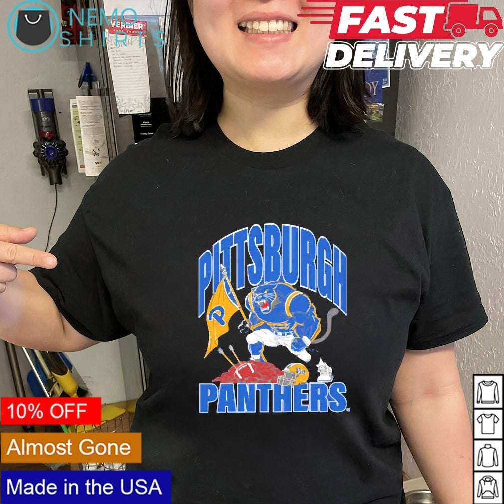Pittsburgh Panthers mascot plant flag - Adult & Kids T-Shirts, Sweatshirts & Hoodies apparel design preview 3