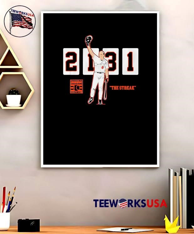 Baltimore Orioles Cal Ripken Jr 2131 - Adult & Kids T-Shirts, Sweatshirts & Hoodies apparel design preview 5