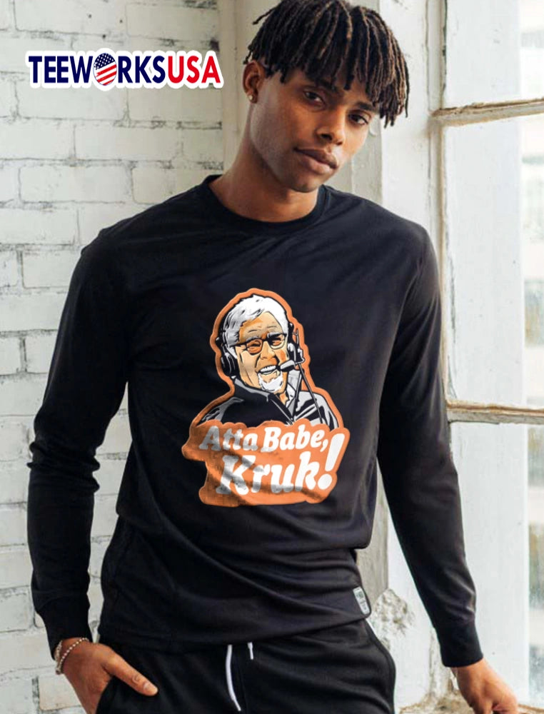 Kruk Atta Babe man wearing headset glasses - Adult & Kids T-Shirts, Sweatshirts & Hoodies apparel design preview 5