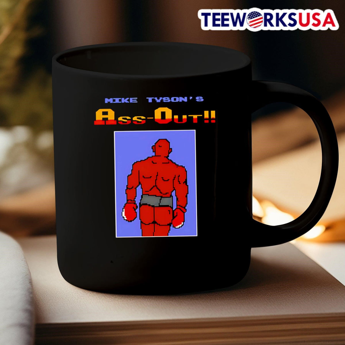 Mike Tyson's Ass Out - Adult & Kids T-Shirts, Sweatshirts & Hoodies apparel design preview 3